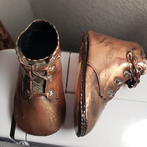 Vintage Baby bronze shoes
